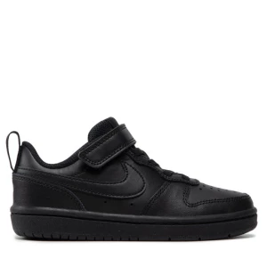 Sneakersy Nike Court Borough Low 2 (PSV) BQ5451 001 Czarny