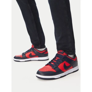Sneakersy Nike Dunk Low Retro DV0833 601 Czerwony