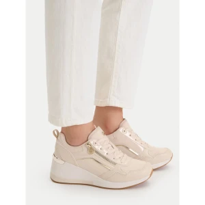 Sneakersy Nine West CEO-AMINA-02 Beżowy