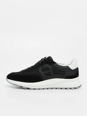 Sneakersy niskie Aigner antracytowy melanż