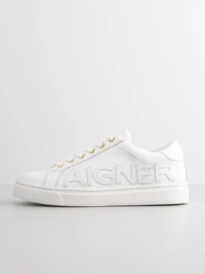 Sneakersy niskie Aigner biały