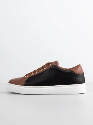 Sneakersy niskie Aigner brązowy