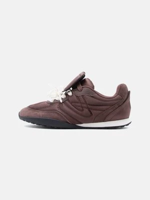 Sneakersy niskie Aldo ciemnobrązowy
