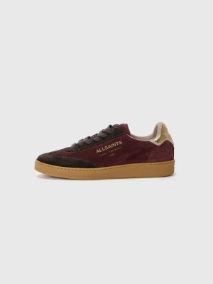 Sneakersy niskie AllSaints ciemnoczerwony