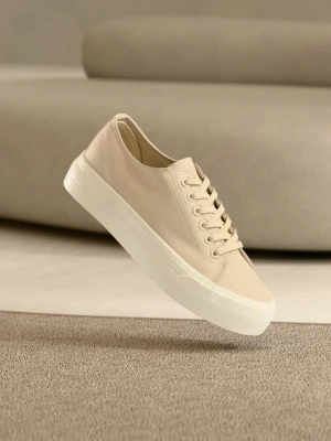 Sneakersy niskie Anna Field By Zalando beżowy