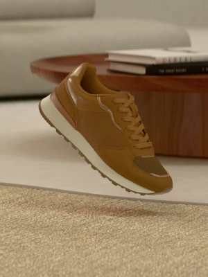 Sneakersy niskie Anna Field By Zalando koniakowy
