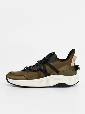 Sneakersy niskie Armani Exchange khaki