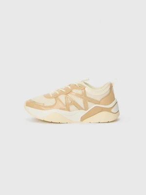 Sneakersy niskie Armani Exchange beżowy