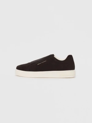 Sneakersy niskie Armani Exchange brązowy