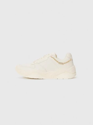 Sneakersy niskie Armani Exchange mleczny