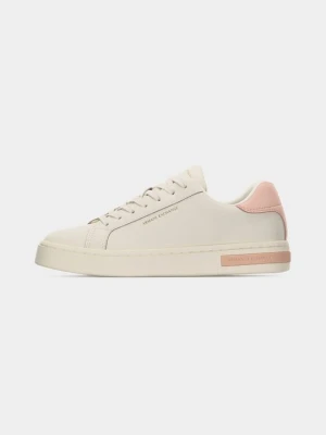 Sneakersy niskie Armani Exchange mleczny