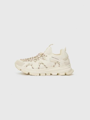 Sneakersy niskie Armani Exchange mleczny