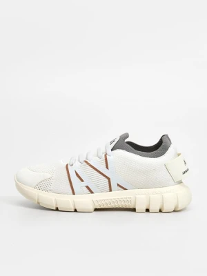 Sneakersy niskie Armani Exchange mleczny