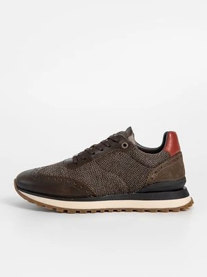 Sneakersy niskie Baldinini brązowy