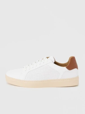 Sneakersy niskie Baldinini biały