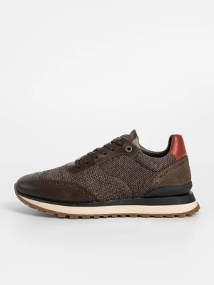 Sneakersy niskie Baldinini brązowy