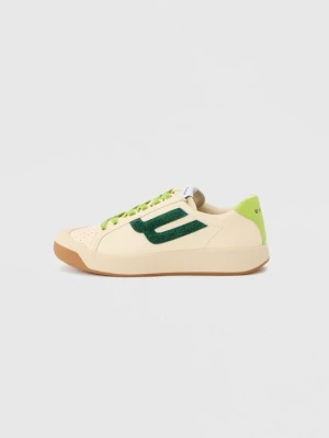 Sneakersy niskie Bally mleczny