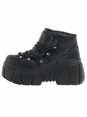 Sneakersy niskie Bershka czarny