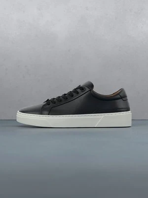 Sneakersy niskie Boss granatowy