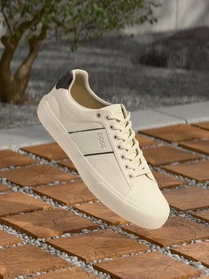 Sneakersy niskie Boss mleczny