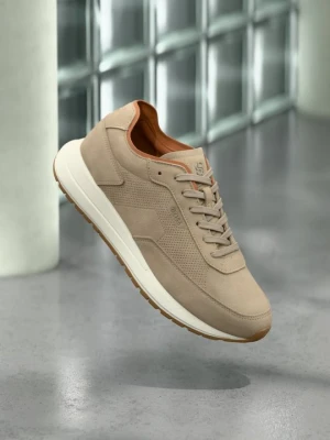Sneakersy niskie Boss beżowy