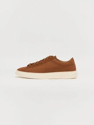 Sneakersy niskie Boss brązowy