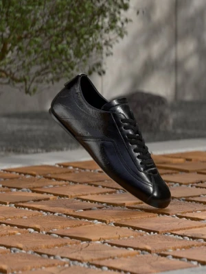 Sneakersy niskie Boss ciemnobrązowy