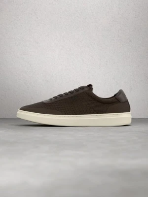 Sneakersy niskie Boss ciemnobrązowy