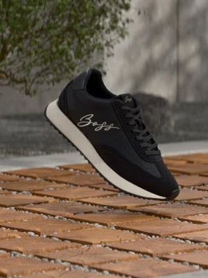 Sneakersy niskie Boss czarny