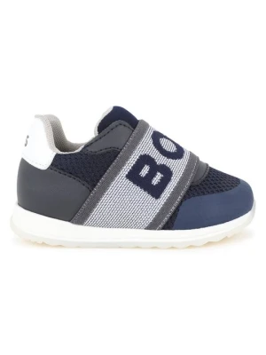 Sneakersy niskie Boss granatowy