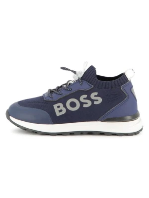 Sneakersy niskie Boss granatowy