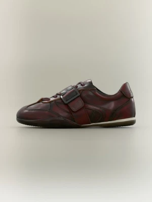 Sneakersy niskie Bronx bordowy