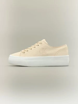 Sneakersy niskie Calvin Klein mleczny