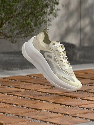 Sneakersy niskie Calvin Klein mleczny