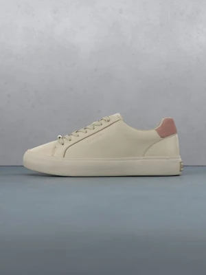 Sneakersy niskie Calvin Klein mleczny