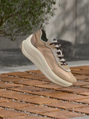 Sneakersy niskie Calvin Klein różowy