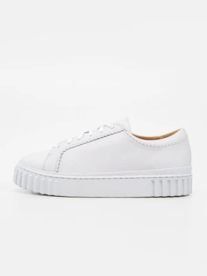Sneakersy niskie Clarks biały