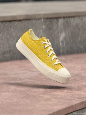 Sneakersy niskie Converse żółty