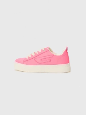 Sneakersy niskie Diesel różowy