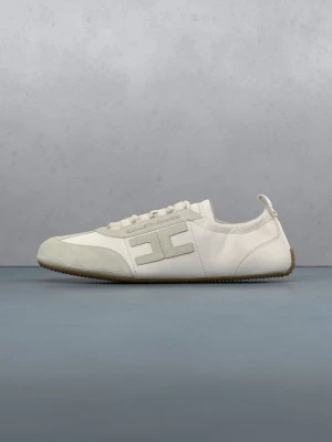 Sneakersy niskie Elisabetta Franchi biały