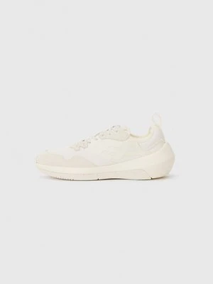 Sneakersy niskie Emporio Armani mleczny