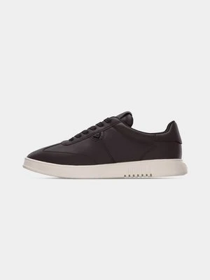 Sneakersy niskie Emporio Armani ciemnobrązowy
