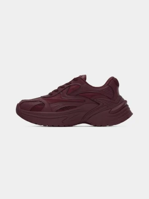 Sneakersy niskie Emporio Armani bordowy
