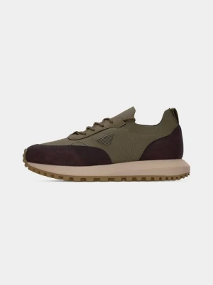 Sneakersy niskie Emporio Armani khaki