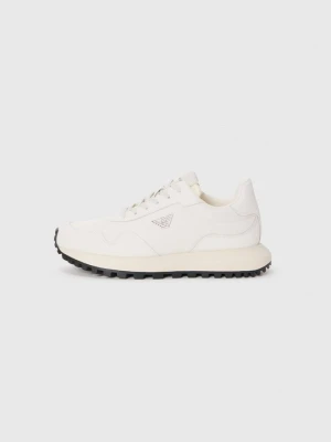 Sneakersy niskie Emporio Armani mleczny