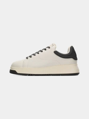 Sneakersy niskie Emporio Armani mleczny