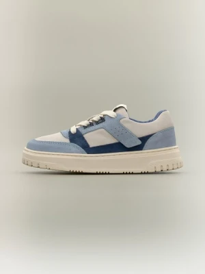 Sneakersy niskie Emporio Armani niebieski