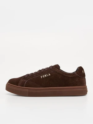 Sneakersy niskie Furla brązowy