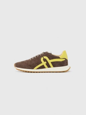 Sneakersy niskie Furla ciemnobrązowy