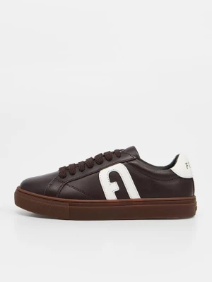 Sneakersy niskie Furla ciemnobrązowy